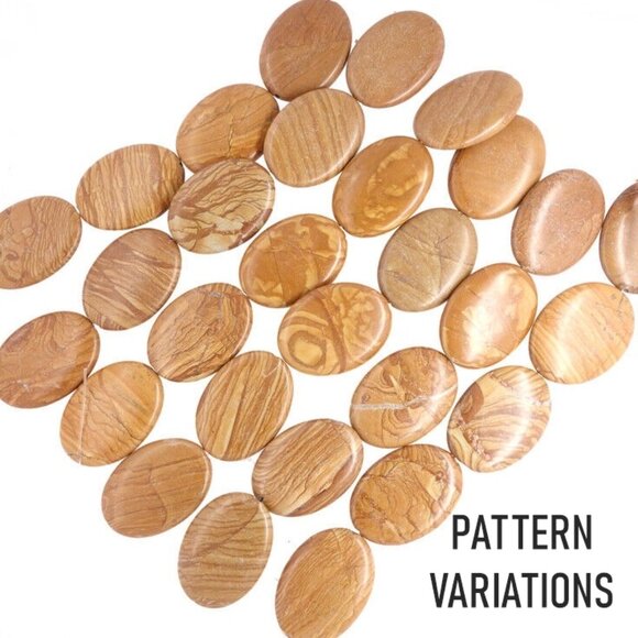 Sterling Silver Picture Jasper Dangle Earrings, Leverback Earwires - Picture 5 of 9